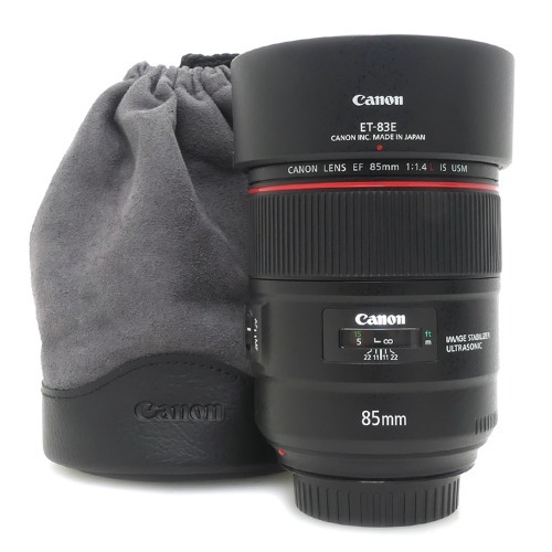 [중고] 캐논 Canon EF 85mm F1.4 L IS USM 정품 + ET-83E 후드 , 케이스포함 (A+)