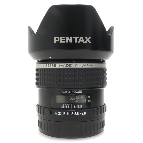 [중고] 펜탁스 PENTAX 645 SMC FA 45mm F2.8 + 후드포함 (A+)