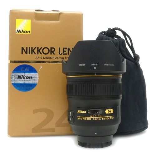 [중고] 니콘 Nikon AF-S NIKKOR 24mm F1.4 G ED -N- 정품 , 박스품 (A+)