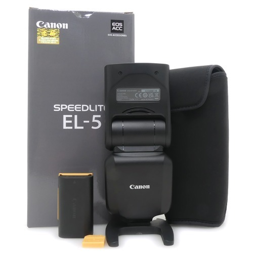 [중고] 캐논 Canon SPEEDLITE EL-5 플래시 정품 , 박스품 - 무상서비스 기간 2025년 7월 3일 - (S)