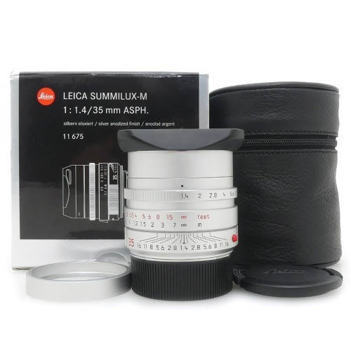 [중고-위탁판매] 라이카 LEICA SUMMILUX-M 35mm F1.4 ASPH E46 6bit FLE Silver 박스품 (A+)