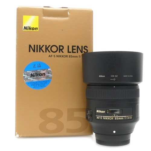 [중고] 니콘 Nikon AF-S NIKKOR 85mm F1.8 G 정품,박스품 (A+)