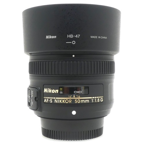 [중고] 니콘 Nikon AF-S NIKKOR 50mm F1.8 G 정품 + 니콘 HB-47 후드포함 (A+)