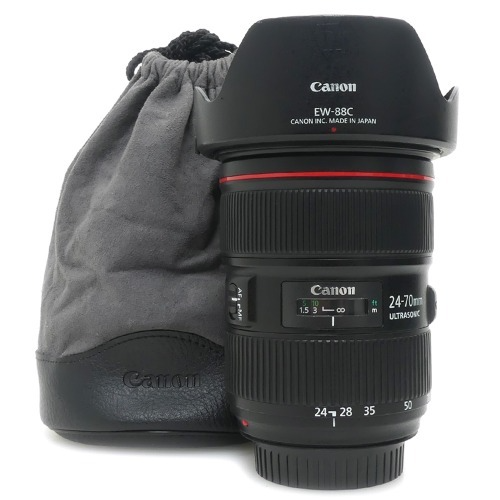[중고] 캐논 Canon EF 24-70mm F2.8 L II USM 정품 + EW-88C 후드,케이스포함 (A)