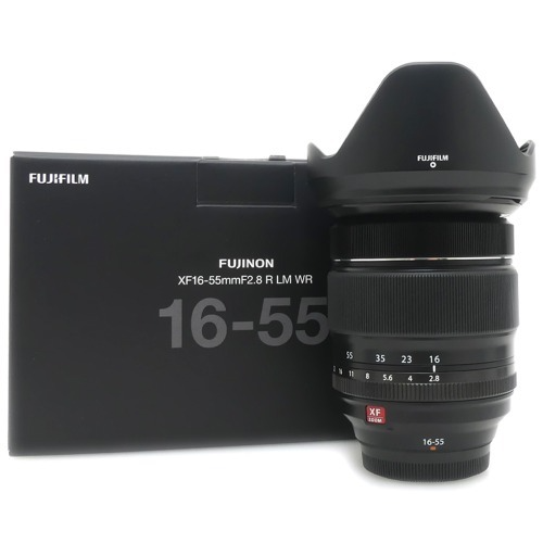 [중고] 후지필름 FUJIFILM XF 16-55mm F2.8 R LM WR 정품 , 미등록 , 박스품 + 후지필름 77mm 렌즈필터 PRF-77 포함 (S)