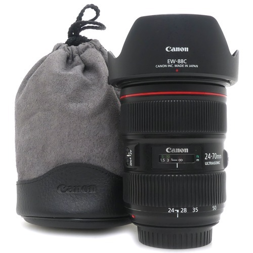 [중고] 캐논 Canon EF 24-70mm F2.8 L II USM 정품 + EW-88C 후드,케이스포함 (A)