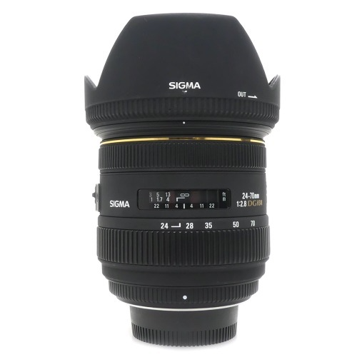 [중고] 시그마 SIGMA 24-70mm F2.8 EX DG HSM + 시그마 82mm UV 필터포함 For 니콘 F 마운트 (A)