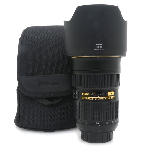 [중고] 니콘 Nikon AF-S NIKKOR 24-70mm F2.8 G ED -N- 정품 + HB-40 후드 , 케이스포함 (A+)