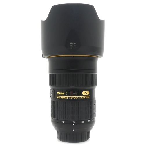 [중고] 니콘 Nikon AF-S NIKKOR 24-70mm F2.8 G ED -N- 정품 + HB-40 후드포함 (A+)
