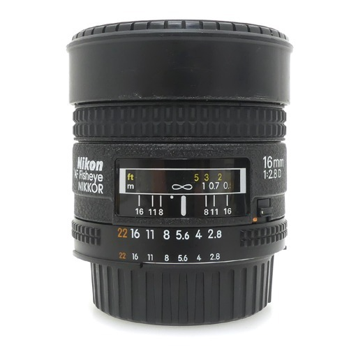 [중고] 니콘 Nikon AF Fisheye-Nikkor 16mm F2.8 D 정품 [ 어안렌즈 ] (A+)
