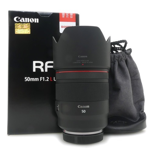 [중고] 캐논 Canon RF 50mm F1.2 L USM 정품 , 박스품 - 무상서비스 기간 2025년 7월 1일 (S)