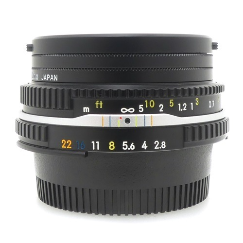 [중고] 니콘 Nikon MF NIKKOR 45mm F2.8 P Pancake Lens [ BLACK ] + 니콘 NC 52mm UV필터 , HN-35 전용후드 , 전용 렌즈캡 (A+)