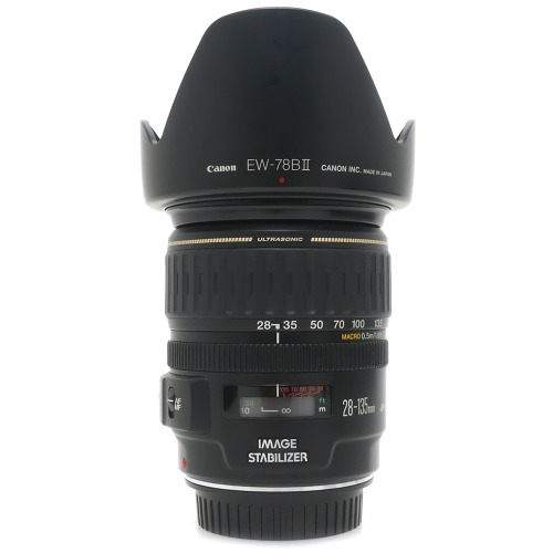[중고] 캐논 Canon EF 28-135mm F3.5-5.6 IS USM + EW-78 BII  후드포함 (A+)