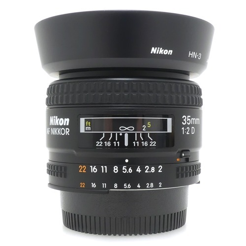 [중고] 니콘 Nikon AF NIKKOR 35mm F2 D 정품 + 니콘 HN-3 후드포함 (A+)