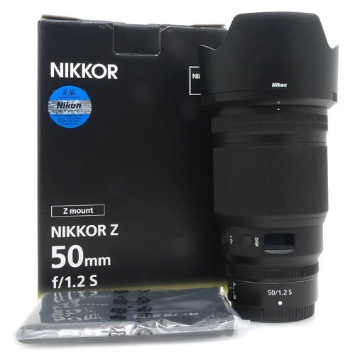 [중고-위탁판매] 니콘 Nikon NIKKOR Z 50mm F1.2 S 정품 , 박스품 - Z mount - + 벤로 82mm UV 필터포함 (S)