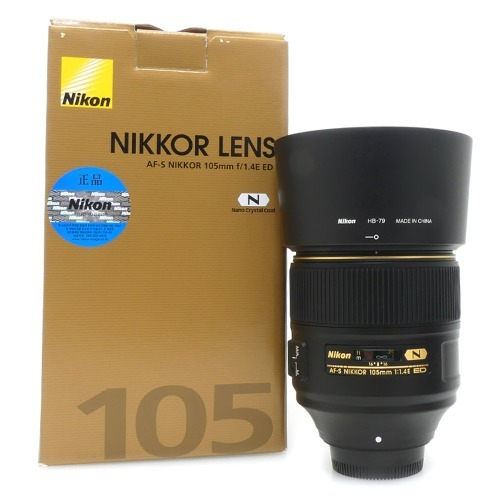 [중고] 니콘 Nikon AF-S NIKKOR 105mm F1.4E ED -N- 정품 , 박스품 (A+)