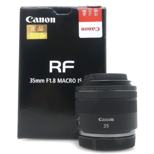 [중고] 캐논 Canon RF 35mm F1.8 MACRO IS STM 정품 ,박스품 (S)