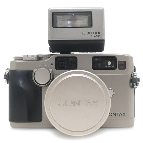 [중고] 콘탁스 CONTAX G2 BODY + 콘탁스 CONTAX G Planar 45mm F2 T* + 콘탁스 TLA 200 플래시 + 콘탁스 46mm L39(UV) MC 필터 , 후드 , 후드캡포함 (A+)