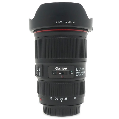 [중고] 캐논 Canon EF 16-35mm F4 L IS USM 정품 + LH-82 호환 후드포함 (A+)