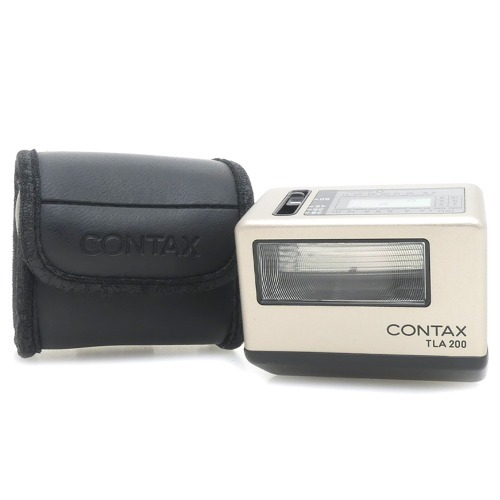 [중고] 콘탁스 CONTAX TLA 200 ELECTRONIC 플래쉬 + 케이스포함 (A+) -예약-