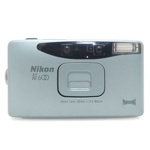 [중고] 니콘 Nikon AF600 - Nikon Lens 28mm F3.5 Macro - 자동 필름카메라 (A)