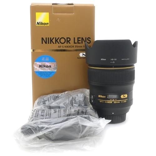 [중고] 니콘 Nikon AF-S NIKKOR 35mm F1.4 G -N- 정품 , 박스품 (S)
