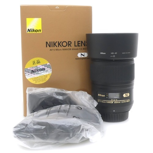 [중고] 니콘 Nikon AF-S Micro NIKKOR 60mm F2.8 G ED -N- 정품 ,박스품 (S)