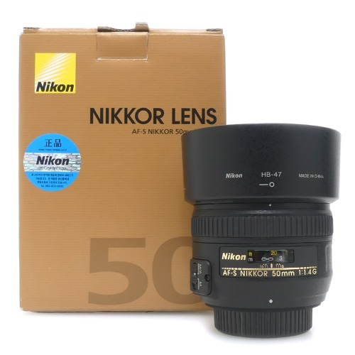 [중고] 니콘 Nikon AF-S NIKKOR 50mm F1.4 G 정품 , 박스품 (S)