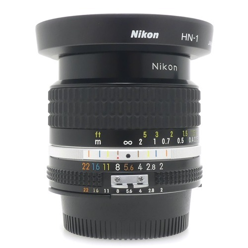 [중고] 니콘 Nikon MF Ai-s NIKKOR 24mm F2 + 니콘 HN-1 후드포함 (A+)