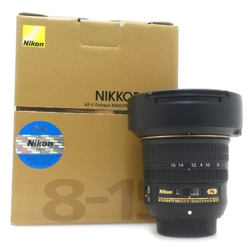[중고] 니콘 Nikon AF-S FISHEYE NIKKOR 8-15mm F3.5-4.5E ED -N- 정품 ,박스품 (A+)