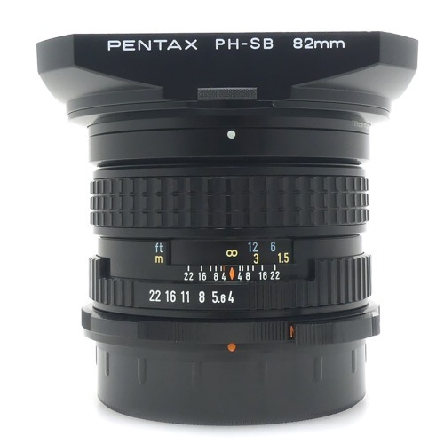 [중고] 펜탁스 PENTAX 67 SMC 45mm F4 +펜탁스 PH-SB 82mm 후드포함 (A+)
