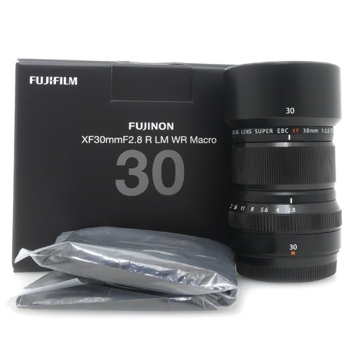 [중고] 후지필름 FUJIFILM XF 30mm F2.8 R LM WR Macro 정품 , 미등록 , 박스품 + 후지필름 43mm 렌즈필터 PRF-43 포함 (S)