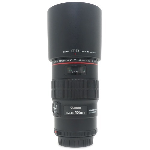[중고] 캐논 Canon EF 100mm F2.8 L MACRO IS USM 정품  [ UD1111 시리얼 ] + ET-73 후드포함 (A+)