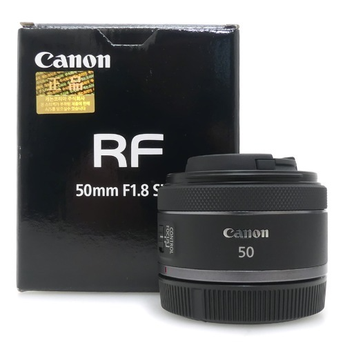 [중고] 캐논 Canon RF 50mm F1.8 STM 정품,박스품 - 무상서비스 기간 2026년 2월 (S)