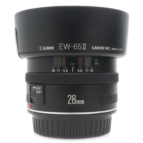 [중고] 캐논 Canon EF 28mm F2.8 + 캐논 EW-65 II 후드포함 [ UW0410 시리얼 ] (A+)