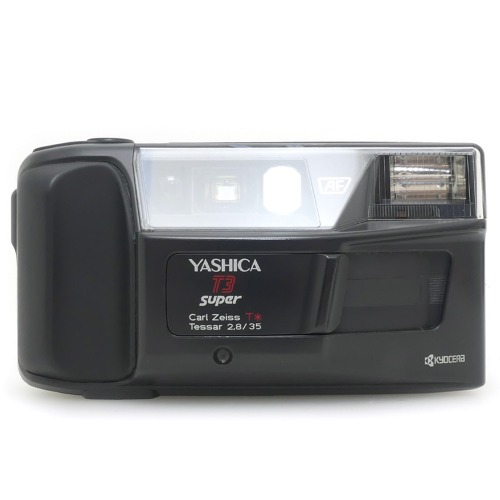 [중고] 야시카 YASHICA T3 SUPER - Carl Zeiss T* Tessar 35mm F2.8 - [ 야시카 T3 슈퍼 자동 필름카메라 ] (A+)