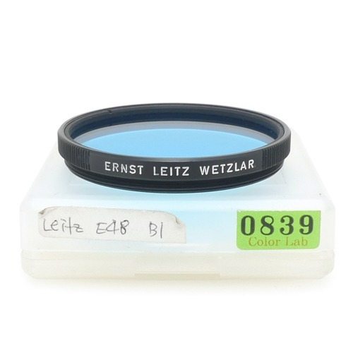 [중고] 라이카 Leica ERNST LEITZ WETZLAR E48 BL Blue Filter (A+)