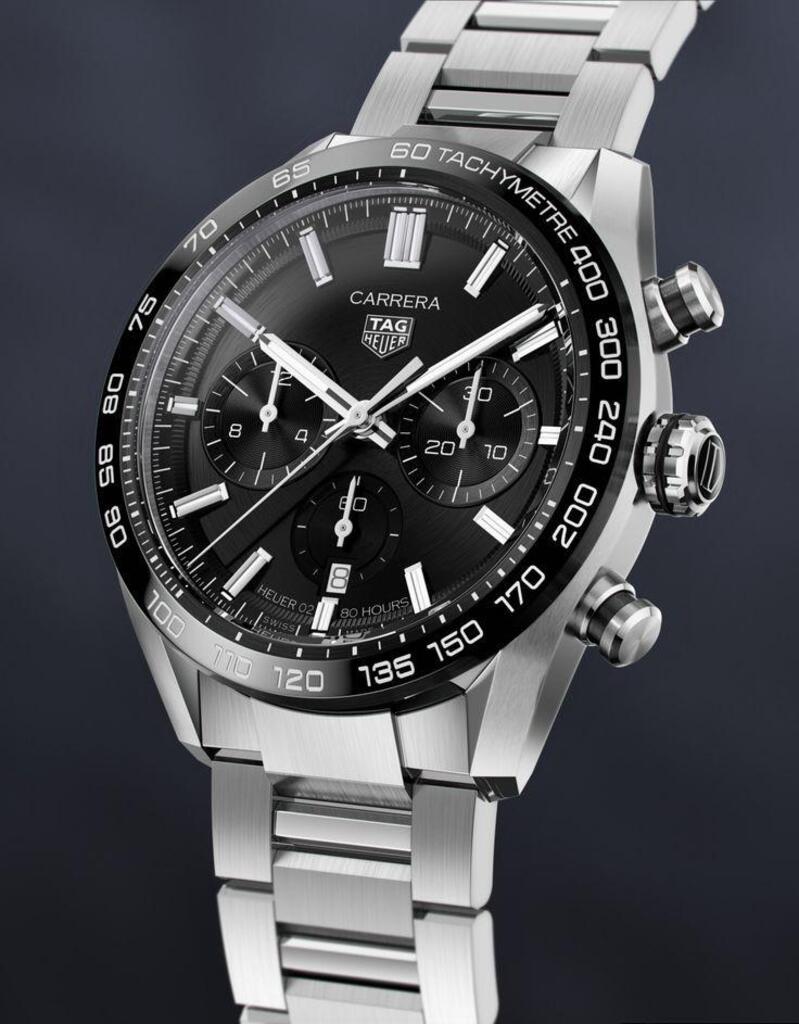 태그호이어 까레라 칼리브 02 스포츠 블랙다이얼 | 리플릭스