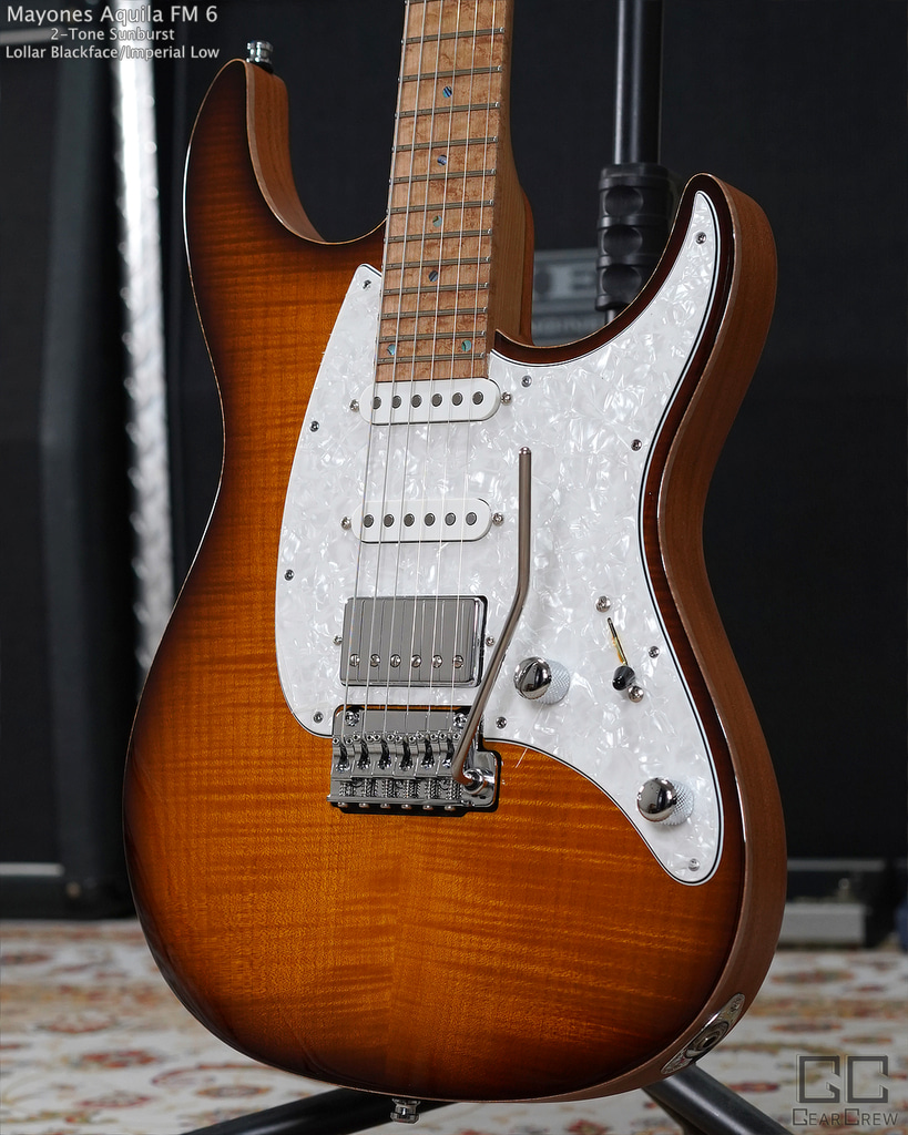 Mayones Aquila FM6 2-Tone Sunburst/마요네즈 아퀼라 FM6 - 기어크루