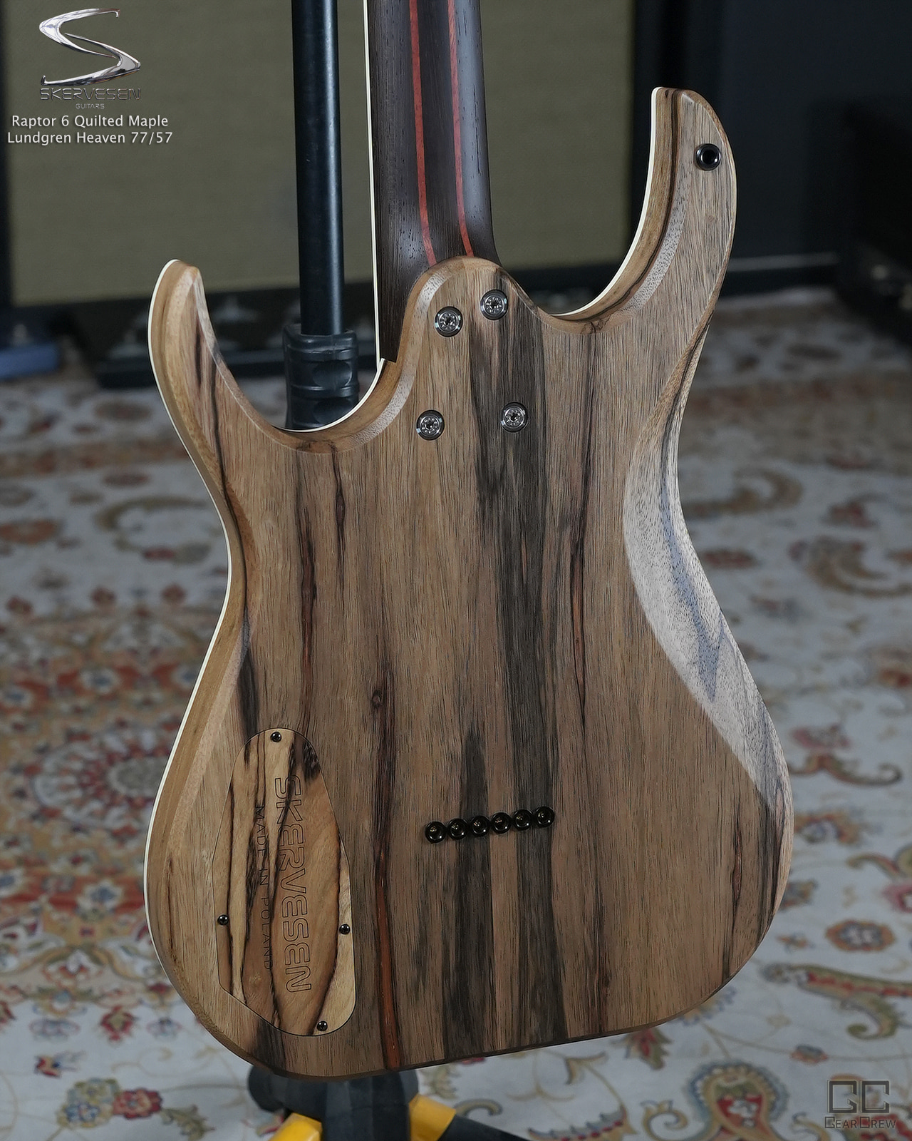 Skervesen Raptor 6 Quilted Maple Top 룬드그린 헤븐 77/57 - 기어크루