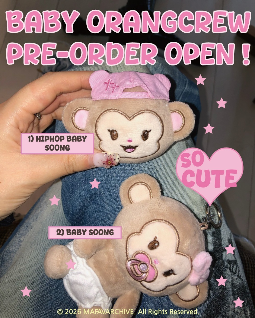 Baby Crew Keychain (Hiphop baby soong)