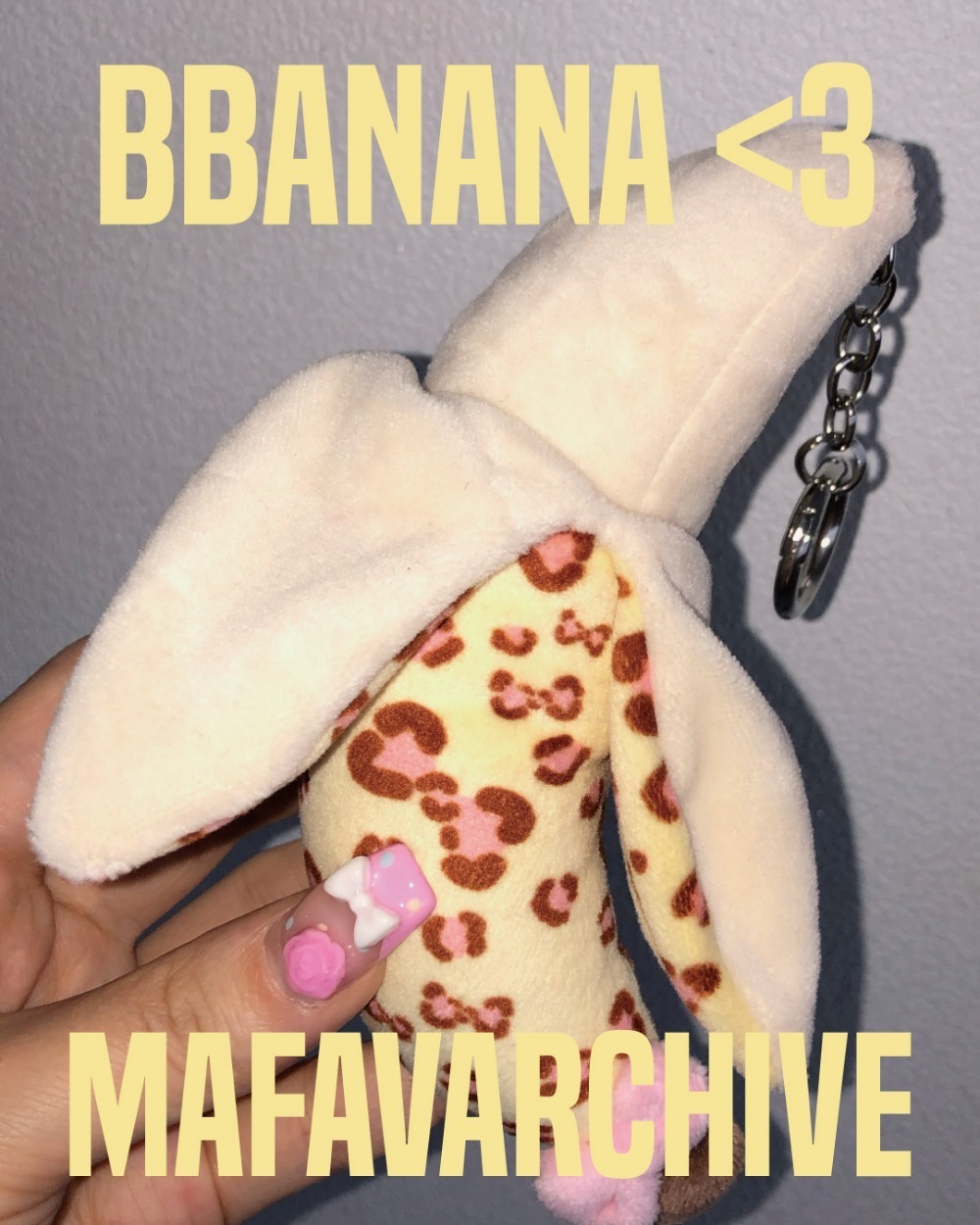 NEW GAL BBANANA KEY CHAIN