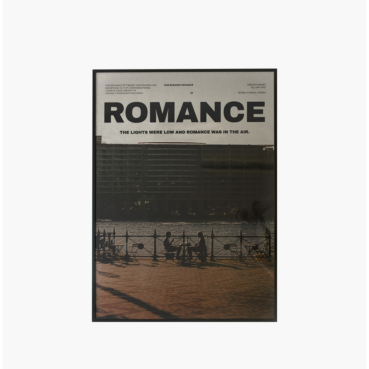 로맨스 패브릭 포스터_ROMANCE