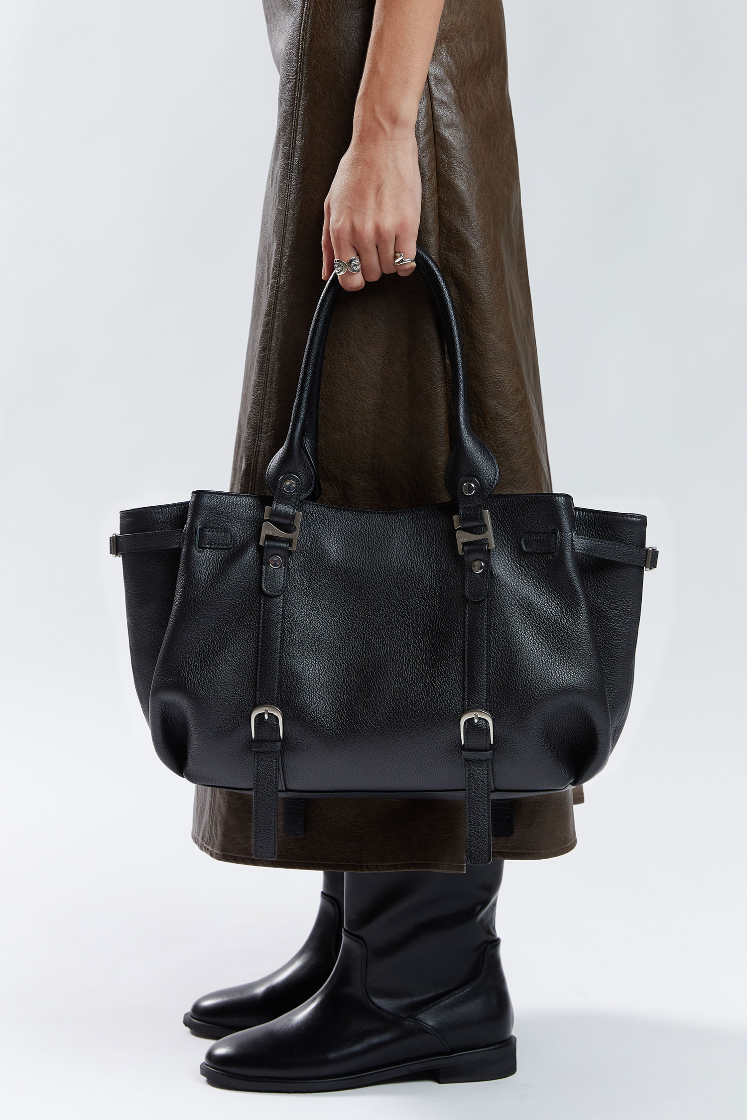 [1/26 예약배송]Ruskin tote bag_Black