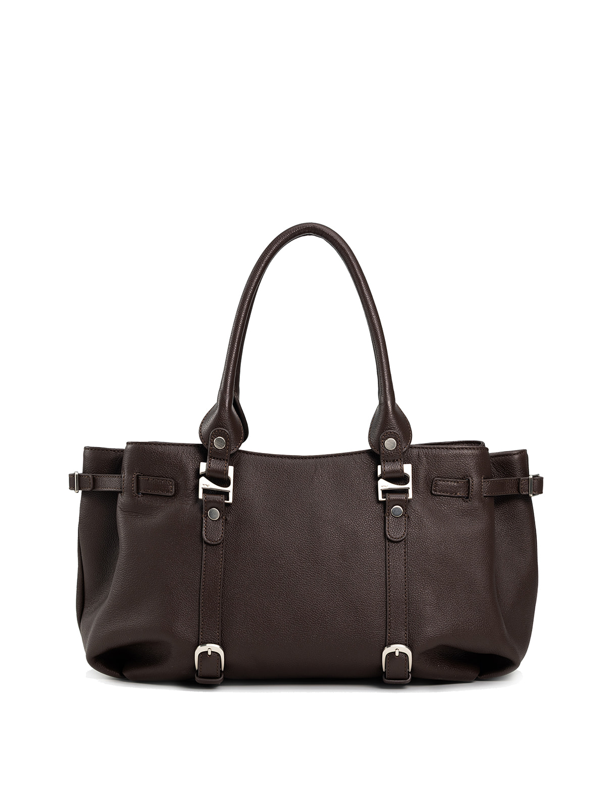 ★AHNI★ Ruskin tote bag_Black Ruskin tote bag_Brown - AHNI