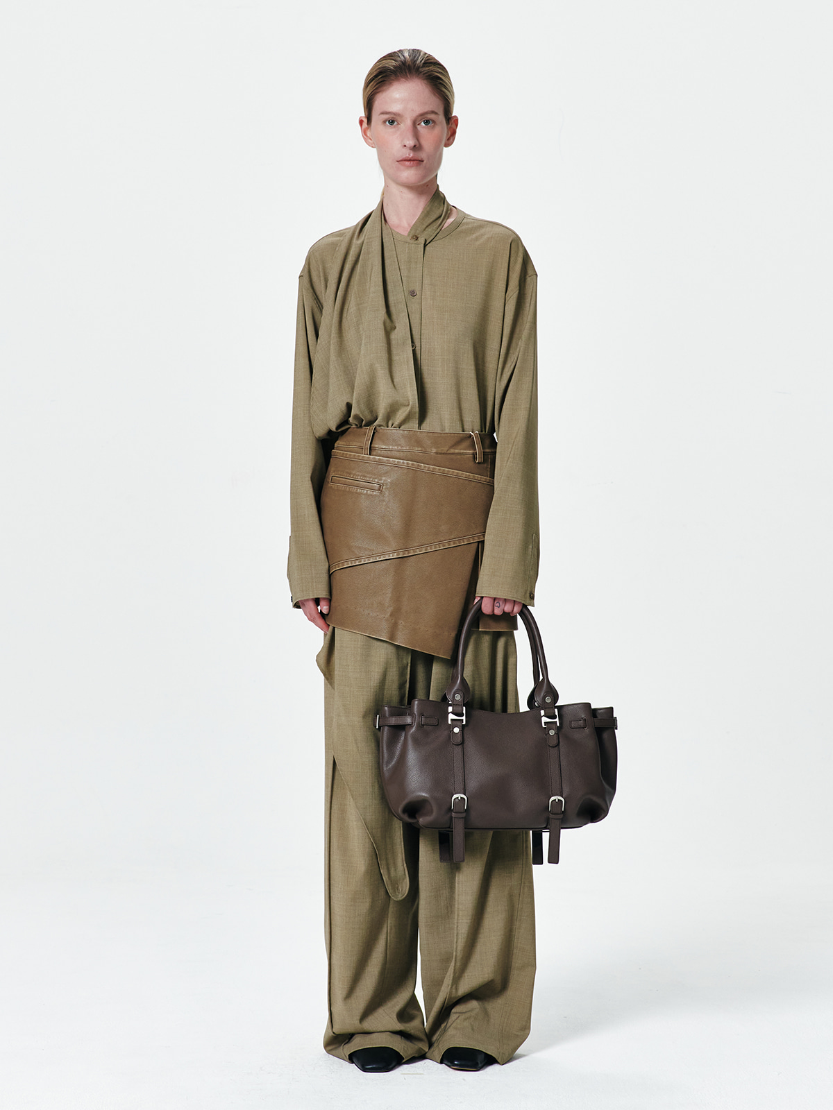 Ruskin tote bag_Brown - AHNI