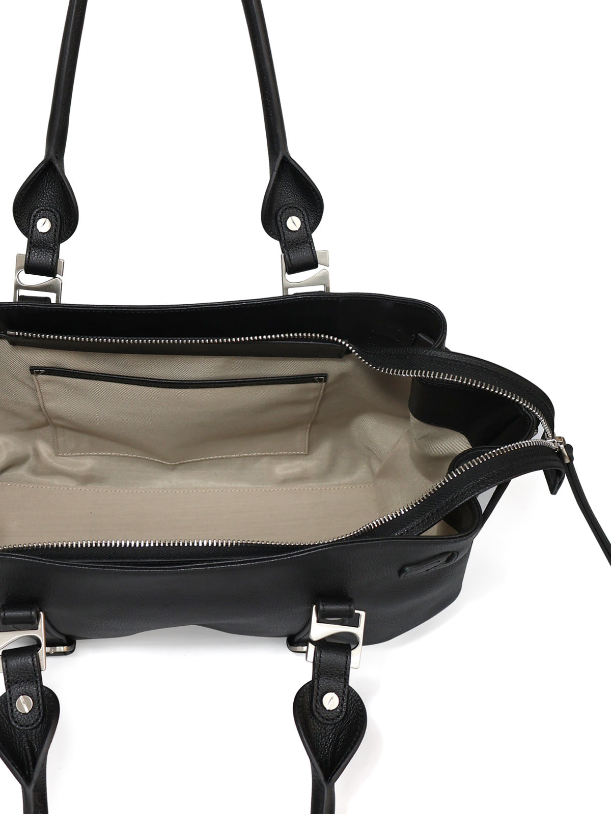 AHNI◆関税込◆Ruskin tote bag_black☆韓国人気☆ Ruskin tote bag_Black - AHNI