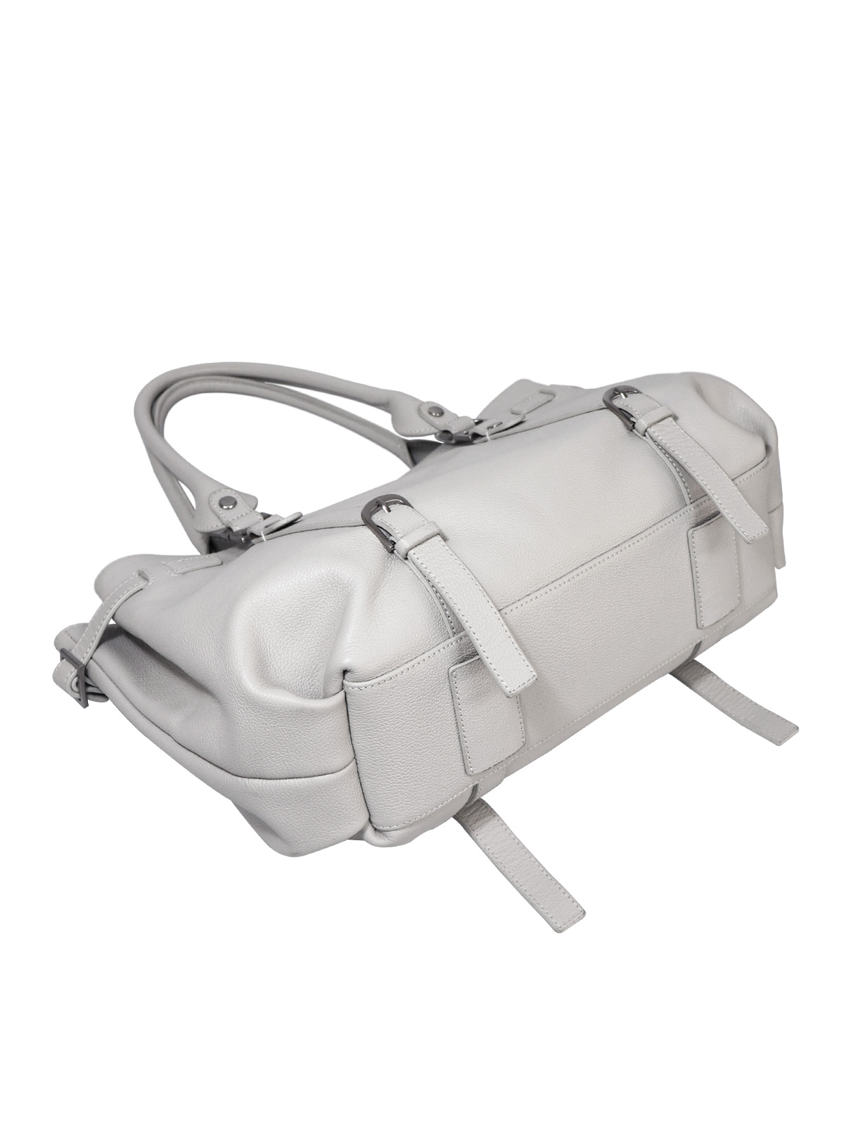★AHNI★ Ruskin tote bag_White grey Ruskin tote bag_White grey - AHNI