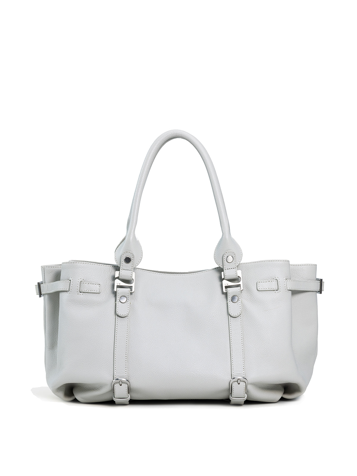 ★AHNI★ Ruskin tote bag_White grey Ruskin tote bag_White grey - AHNI