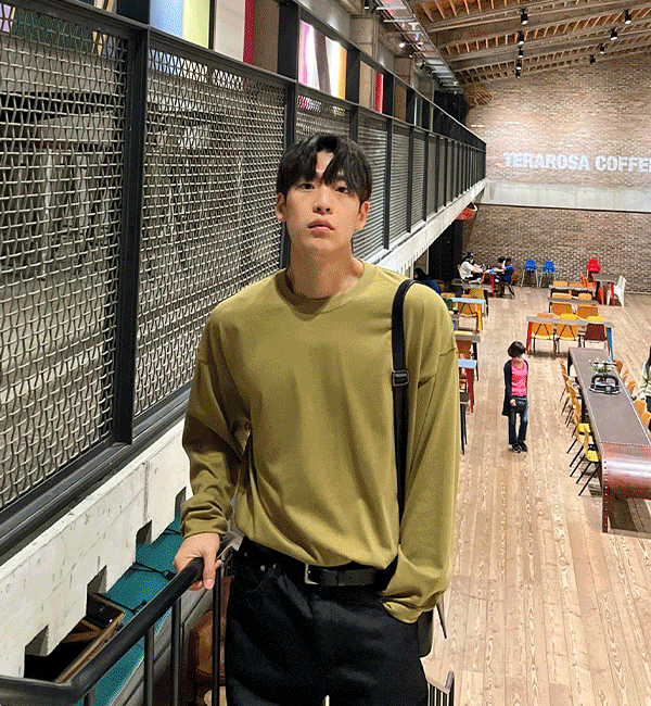 USA Side Slit Long Sleeve ( 10color )
